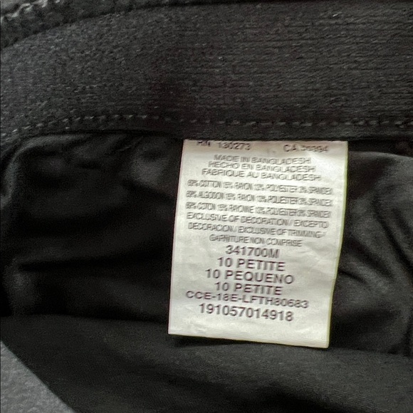 NWT Lee Women’s Black Flex Motion Jeans Size 10 - Picture 9 of 9